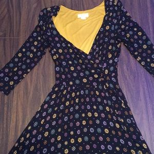 Anthropologie Maeve faux wrap dress